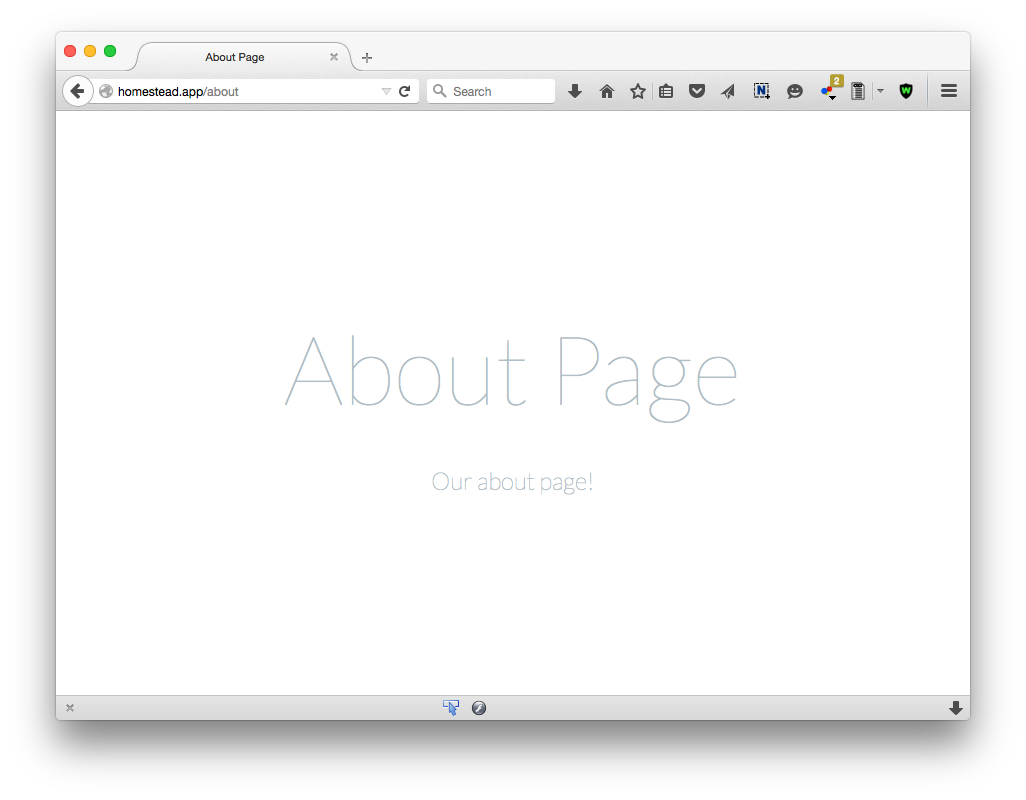 About page