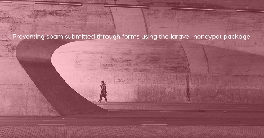 Preventing spam submitted through forms using the laravel-honeypot package