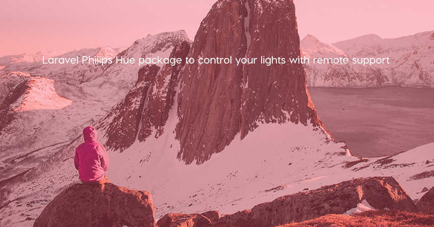 Laravel Philips Hue package to control your lights with remote support